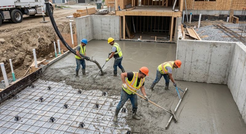 Basement Concrete Installation in Delta, PA