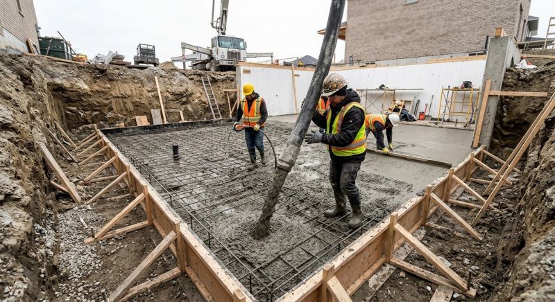Basement Concrete Installation in Hershey, PA