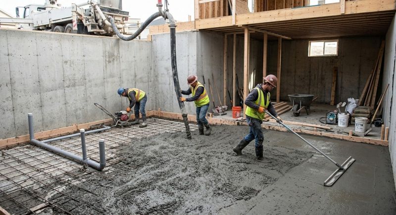 Basement Concrete Installation in Palmyra, PA