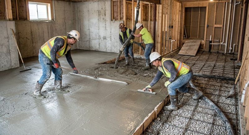 Basement Slab Installation in Lancaster, PA