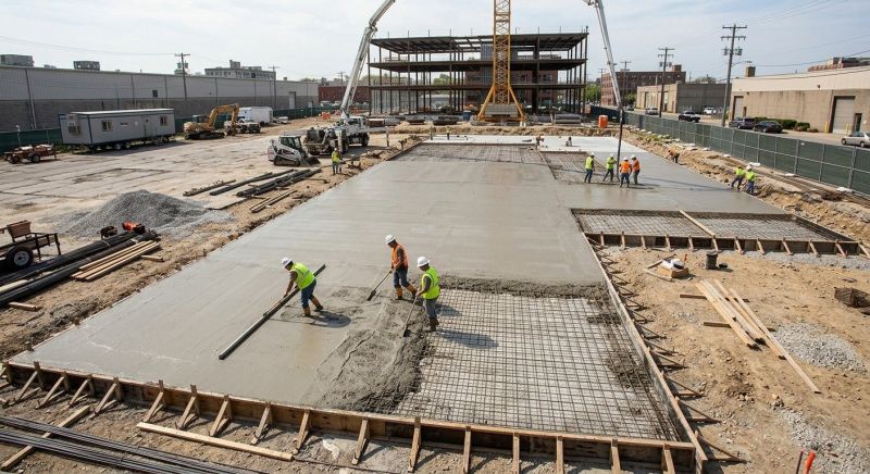Commercial Slab Construction in Lititz, PA