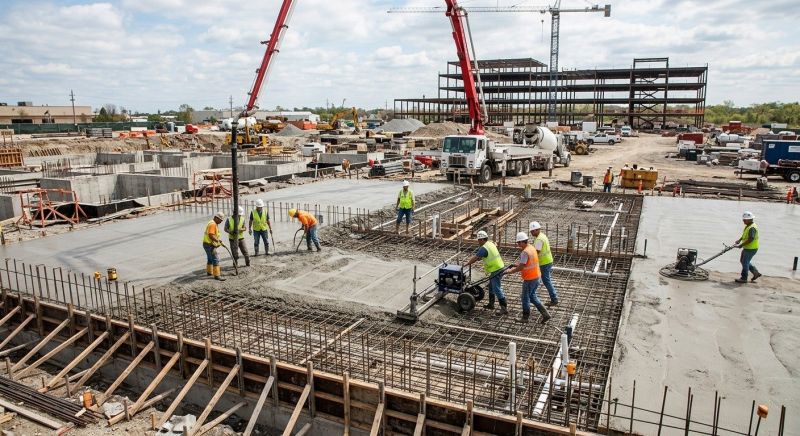 Commercial Slab Construction in York County, PA