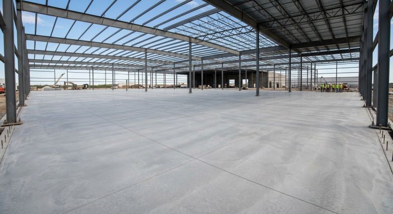 Commercial Slab Installation in Lancaster, PA