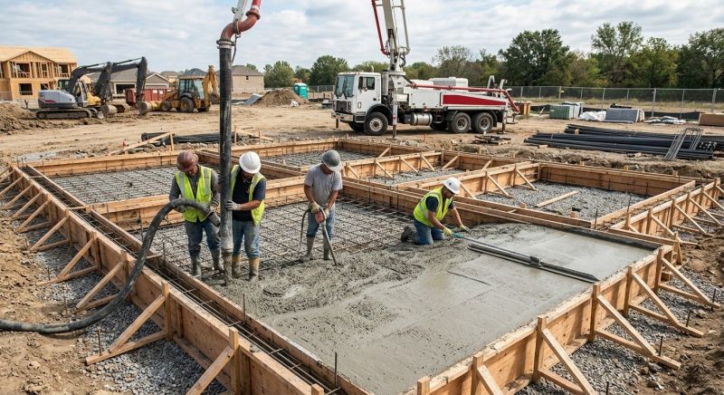 Concrete Foundation Pouring in Lancaster, PA