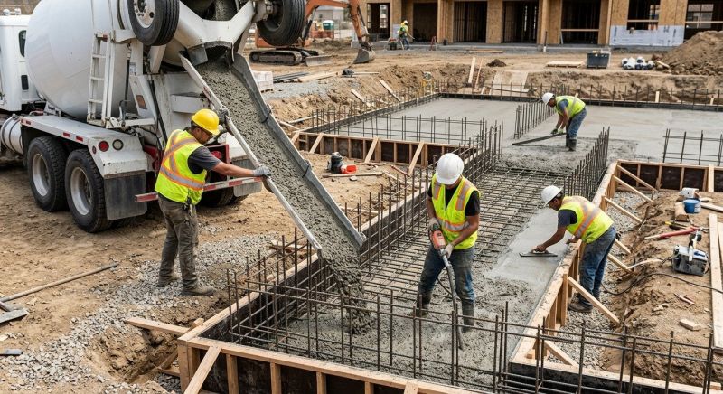 Foundation Wall Pouring in Brogue, PA