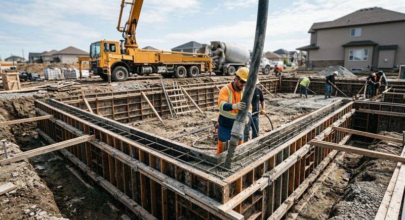 Foundation Wall Pouring in Holtwood, PA