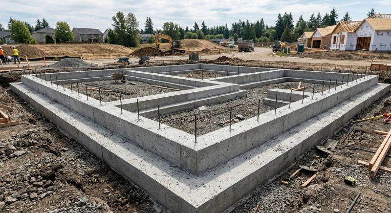 House Footing Construction in Lancaster, PA
